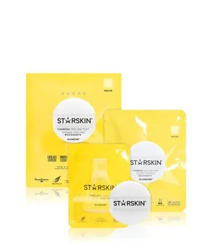 STARSKIN Essentials Glowstar Foaming Peeling Puff Gesichtspeeling 1 Stk