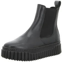 Tamaris 1-25445-45/003 Schlupfstiefel - Wanderschuhe in klassischem Schwarz mit rutschfester Sohle, ideal für Komfort und Stil im Alltag dank elastischer Einsätze und gepolstertem Fußbett.