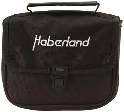Haberland Schnallenbefestigung Schwarz, 2, 300802 00 - Praktische Schnallenbefestigung für Lenkertaschen, aus robustem Polyester, ideal für Radsport-Enthusiasten.