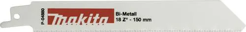 Makita P-04880 Reciproblatt BIM 150/18Z Sägeblatt-Länge 150mm 5St.