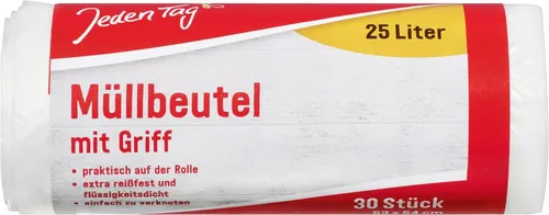 Jeden Tag Müllbeutel 25,0 l transparent 14431258