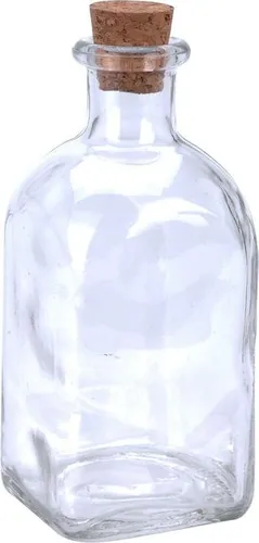 Hervorragende Haushaltsglasflasche mit Korken, 120 ml