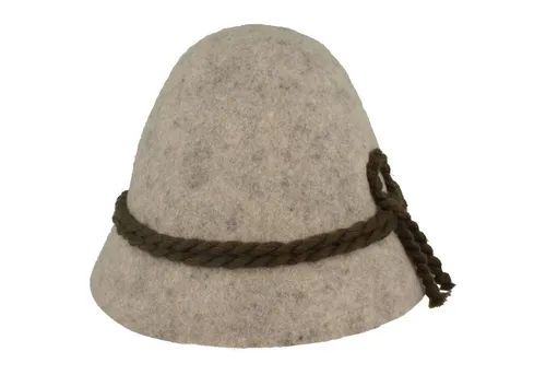 Breiter Filzhut grau 60 - Eleganter Filzhut aus 100% Wolle, Größe 60, ideal für stilvolle Auftritte und optimalen Schutz vor Kälte.