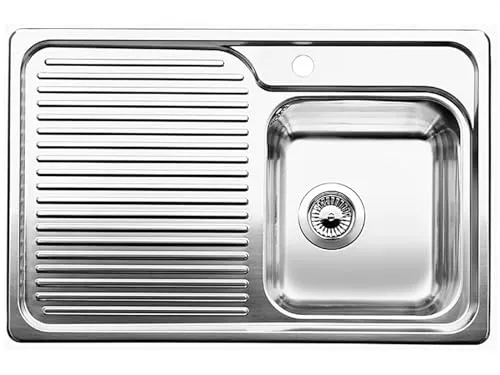 BLANCO CLASSIC 40 S Edelstahlspüle - Sanitäranlagen & Zubehör - Ideal für 40 cm breite Unterschränke, hitzebeständig bis 300°C und kratzfest für langlebige Nutzung.
