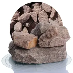Granit Ziersplitt rot 60-180 mm