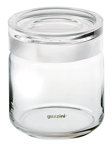 Guzzini Kitchen Active Design Vorratsdose (M) - Transparent - Glasbehälter & Töpfe, praktische Vorratsdose mit 750 cc Volumen und elegantem Design für eine stilvolle Küchenorganisation.