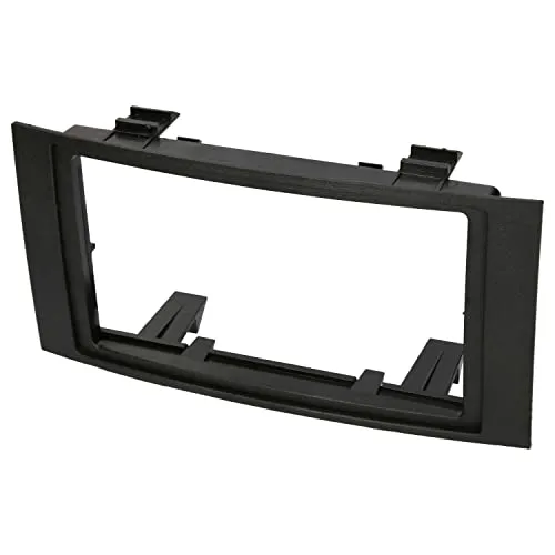 Audioproject A245 - Autoradio Radioblende Doppel DIN kompatibel zu VW Volkswagen Touareg 7L 2003-2010 VW T5 Multivan Caravelle Transporter 2003-2009 Einbaurahmen