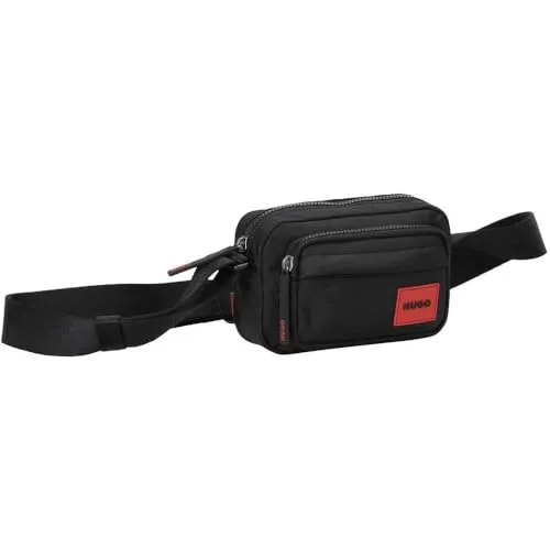 HUGO Umhängetasche EW Crossbody - Stylische Umhängetasche aus 100% recyceltem Polyester mit verstellbarem Schulterriemen für optimalen Tragekomfort und auffälligem HUGO Logo.