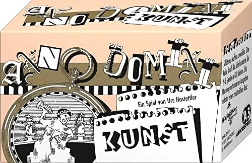 ABACUSSPIELE 09011 - Anno Domini - Kunst, Kartenspiel - schätzen - bluffen - zweifeln, White