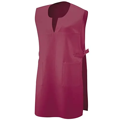 EXNER Überwurf-Kittel, Überwurf-Schürze, Chasuble ohne Arm, mit V-Auschnitt, Farbe bordeaux, Größe I
