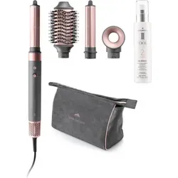 eta Fenité Exclusive Liss Defense 0323 90000 - Multifunktionaler Styler in Grau - Glätteisen mit Coanda-Effekt und intelligenter Temperaturkontrolle für gesundes Haarstyling. Inklusive ovaler Bürste, Lockenaufsätzen und Kaltluftfunktion.