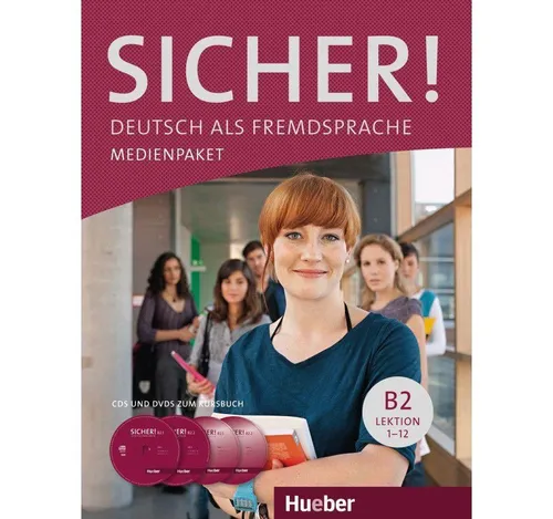 Sicher! B2: Medienpaket mit 2 Audio-CDs und 2 DVDs - Hörbücher für Deutsch als Fremdsprache, ideal zur Unterstützung des Lernprozesses mit vielseitigen Medieninhalten.