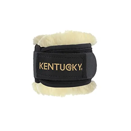 Kentucky Horsewear Fesselschutz mit Fellimitat in schwarz von Kentucky Horsewear