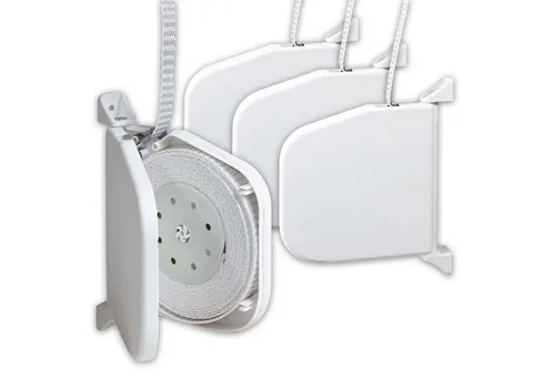 Inovatec Aufputz-Gurtwickler Mini 5,5 m - Rollläden-Gurtwickler mit 180° Schwenkfunktion für einfache Montage und Austausch des Gurtbands. Aus hochwertigem, robustem Kunststoff für langlebige Nutzung.