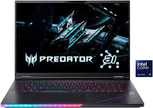 Acer PH18-73-9960 Gaming-Notebook - Gaming-Laptop mit 18 Zoll WQUXGA Display, Intel Core Ultra 9 und GeForce RTX 5090 für atemberaubende Grafik und Leistung.