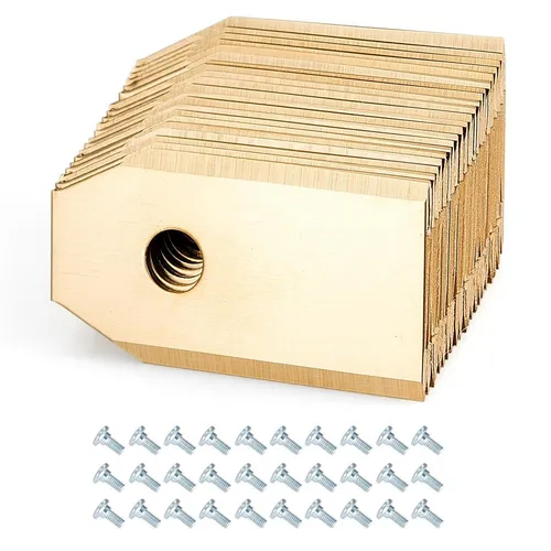 30x Mähroboter Ersatzklingen 30x Klingen Edelstahl Schrauben für Rasenmähroboter