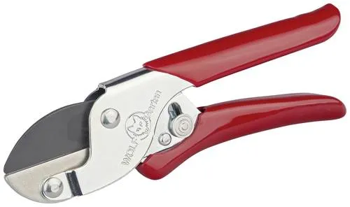 Amboss-Gartenschere Aktion RS-EN rot, Kraftamboss - Werkzeug für präzises Schneiden bis 19 mm, ideal für dünne Zweige und härteres Holz dank robustem Ambossprinzip.
