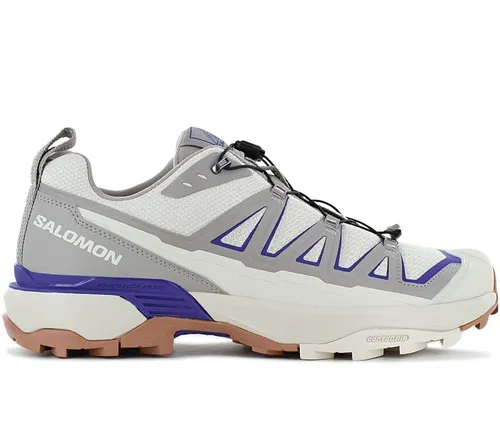 Salomon X Ultra 360 Edge Damen-Sneaker - Wanderschuhe für Damen, grau und leicht, ideal für anspruchsvolle Trails und Outdoor-Abenteuer mit optimaler Dämpfung und Halt.