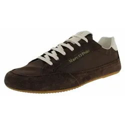 Marc O'Polo Sneaker aus leichtem Material-Mix in braun, Größe 39 EU - Elegante Sneaker in burnt coffee, ideal für den Alltag. Aus hochwertigem Leder und Polyamid gefertigt, bieten sie Komfort und Stil. Perfekt für jeden Anlass.