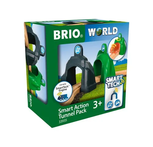 BRIO® Spielzeugeisenbahn-Erweiterung Smart Tech Action Tunnels Geschwindigkeit 2 Teile 33935