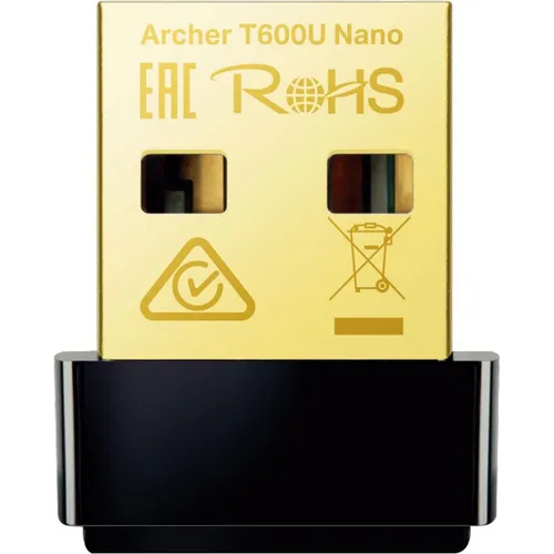 TP-Link Archer T600U Nano - USB 2.0 WLAN-Netzwerkadapter, blitzschnelle 802.11ac Verbindung für optimales Streaming und Gaming