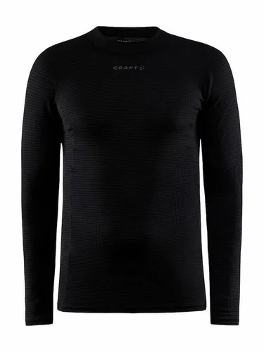 Craft Pro Wool Extreme X Long Sleeve Men black XXL - Funktionsunterwäsche aus 80% Polyamid und 20% Wolle, bietet optimale Wärme und Atmungsaktivität. Ideal für Outdoor-Aktivitäten und als Basisschicht, mit geruchsneutralisierender Merinowolle.