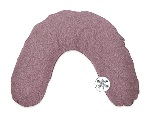 Theraline Reise Nackenkissen mittel, Ergonomisches Nackenstützkissen für optimalen Komfort, Nackenhörnchen individuell anpassbar durch Mikroperlen, Schlafkissen 100 cm x 21 cm