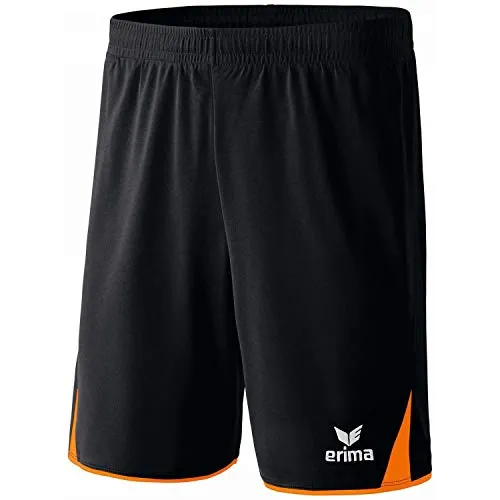 Erima Trainingshose Handballshorts 5-CUBES 152 - Kinderhosen für Handball, aus 100% Polyester, in stylischem Black/orange, ideal für aktive Kinder und optimale Bewegungsfreiheit.