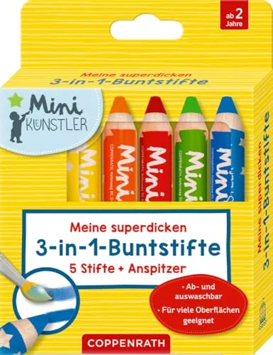 Meine superdicken 3-in-1-Buntstifte von Coppenrath