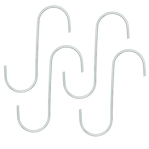 Metallhaken S Haken Küchenhaken Fleischerhaken Gardrobenhaken Groß Klein Metall