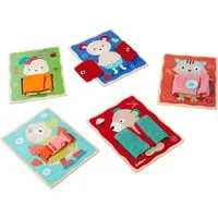 Lernbretter Textil, Geschicklichkeitsspiel 10 Teile