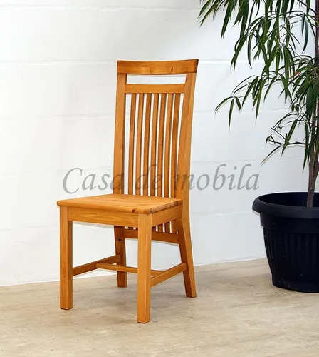 Massiver Kiefernholz Hochlehner Esszimmerstuhl Boston