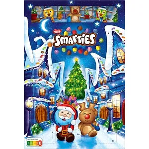 SMARTIES® Adventskalender 24 St. / 193,9 g - Sonstige, bunter Adventskalender mit 24 Überraschungen für eine süße Vorweihnachtszeit.