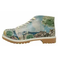 DOGO Shortcut Boots These Are Ma Nuts Damen Stiefeletten, Gr. 41 - Wanderschuhe, handgefertigt aus hochwertigem Lederimitat, mit praktischem Reißverschluss für einfaches An- und Ausziehen und ideal für stylische Herbstlooks.