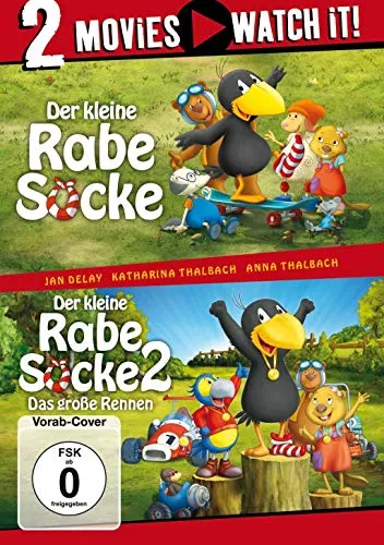 Der kleine Rabe Socke 1+2 [2 DVDs]