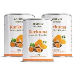 Fermentiertes Bio Kurkuma-Pulver – Acurmin 360 g