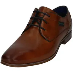 bugatti Herren Businessschuhe - Elegante Schnürer in Cognac - Herren-Schnürhalbschuhe, ideal für Business-Anlässe, mit normaler Weite und klassischem Schnürsenkelverschluss für eine perfekte Passform.