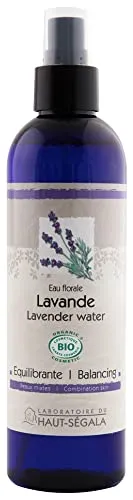 Laboratoire du Haut-Segala 100 prozent naturreines Bio Lavendelblütenwasser / Hydrolat, 1er Pack (1 x 250 ml)