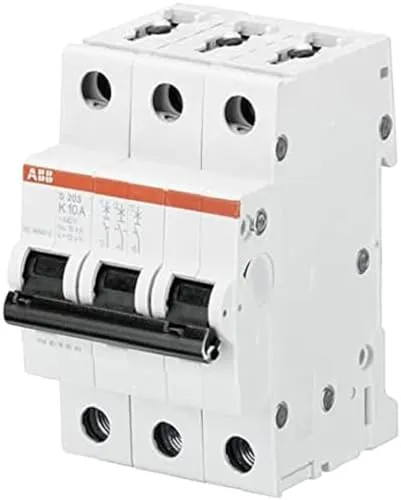 ABB S203 K25 Automatikschalter 6KA 3P - Leitungsschutzschalter für zuverlässigen Schutz, ideal für Elektroinstallationen