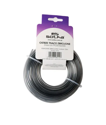 Verstärkte Schneidklinge 2,0 mm x 15 m im Quadrat