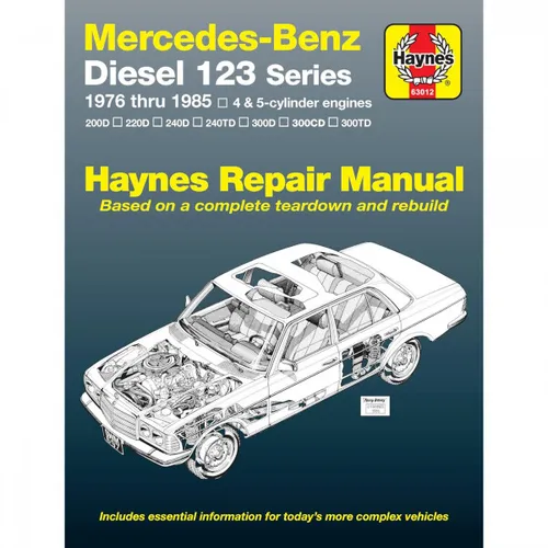 Mercedes-Benz 200/220/240/300 Diesel W123 1976-1985 Reparaturanleitung Haynes