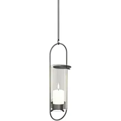 Höfats Oval Candle 35 schwarz - Modernes Windlicht - Laterne für Innen- & Außenbereich, 35 cm hoch und elegant im Zylinder-Design, ideal für stimmungsvolle Beleuchtung.