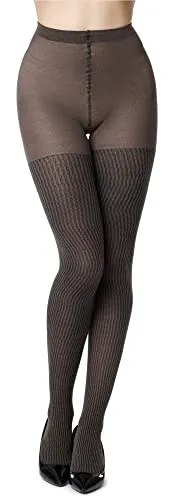 Bellivalini Damen Strumpfhose aus Baumwolle BLV-1115 (Haze, XL)