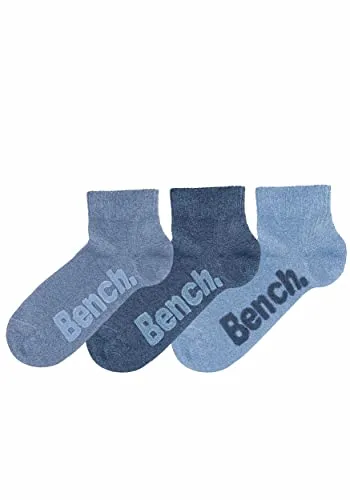 BENCH neutral Kurzsocken 3er Pack mit Logo, kurz von BENCH WIZARD