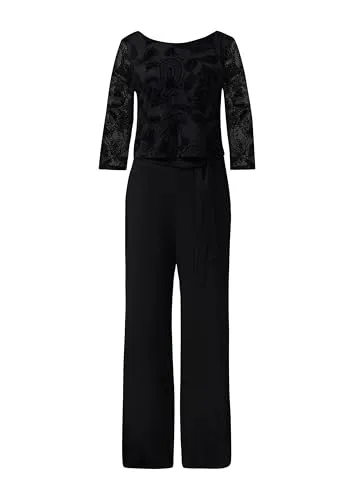 Comma Jersey-Jumpsuit im Fabric Mix