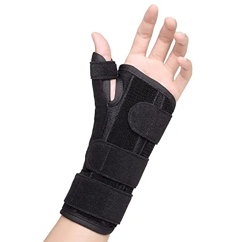 Daumen-Spica-Schiene und Handgelenkstütze, verstellbare Handgelenkstütze für Links-L/XL