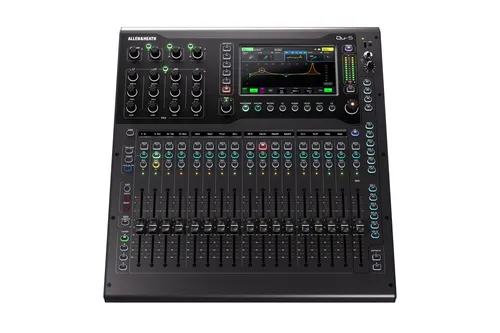 Allen & Heath QU-5 B-Stock - B-Stock Mischpult, digitaler 38 Kanal Mixer mit 7” Touchscreen, 16 Mic/Line Eingängen und USB-C Interface für professionelle Live- und Studioanwendungen.