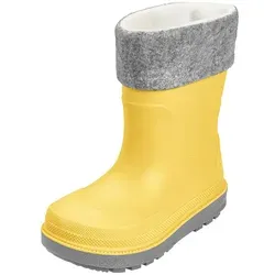 Playshoes Regenstiefel mit Futter Unisex Kinder Gummistiefel, Gelb Socke, 20 EU - Gummistiefel für Kinder mit herausnehmbarer gefütterter Socke für alle Wetterlagen. Leicht, wasserdicht und maschinenwaschbar – ideal für regnerische Tage!