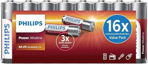 PHILIPS LR6P16F/10 Batterien AA - 16 Stück - 1,5 V