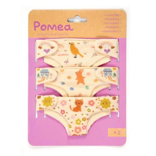 Djeco DJ07791 Poméa Windeln x 3 von Djeco